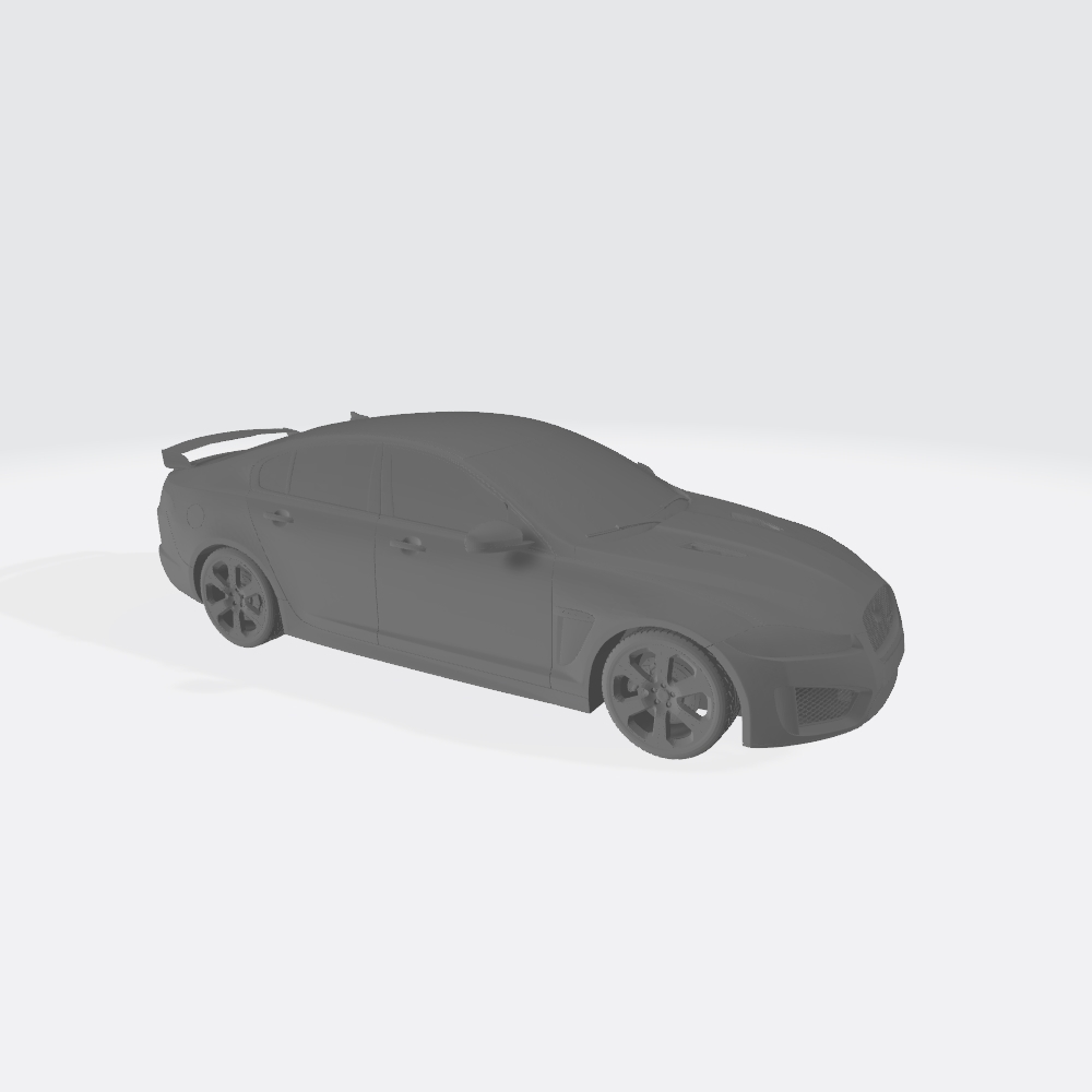 Free STL file Jaguar XFRS 2014・3D printing model to download・Cults